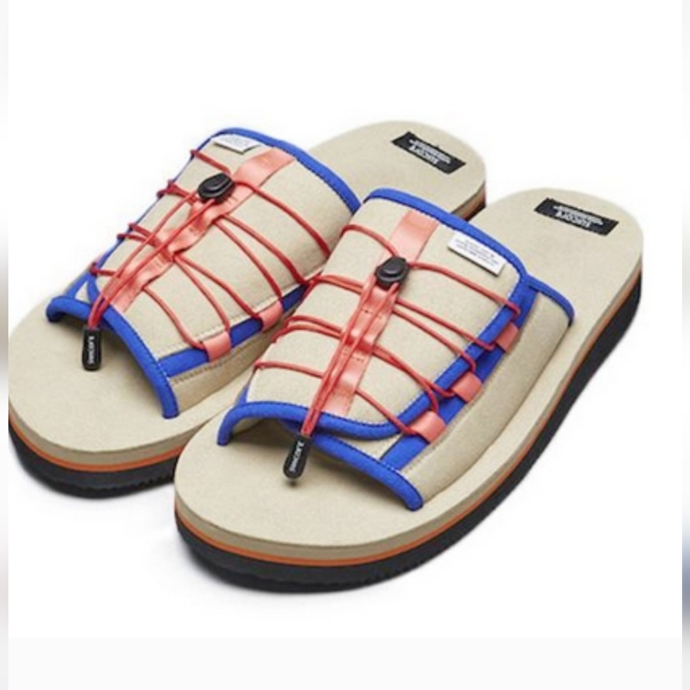 SUICOKE Colorful Slide Sandals with Straps